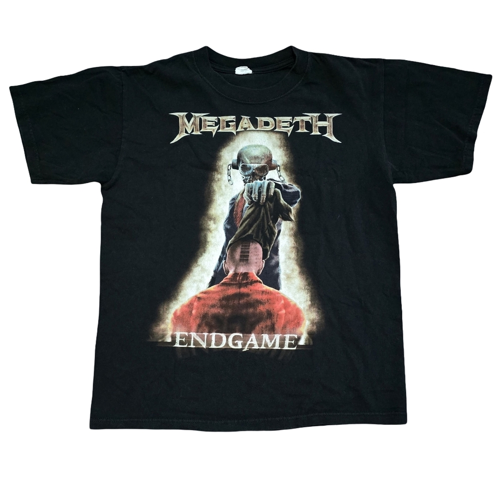 Vintage Y2K Megadeth End Game Band Shirt Medium Metal Grunge Tee